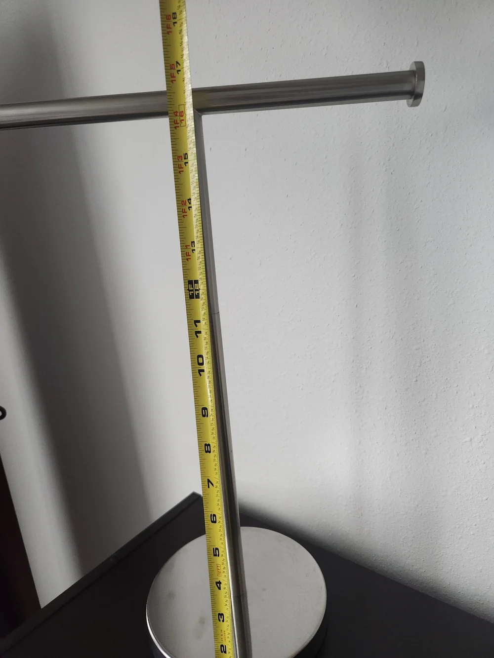Modern Silver Towel Bar Stand